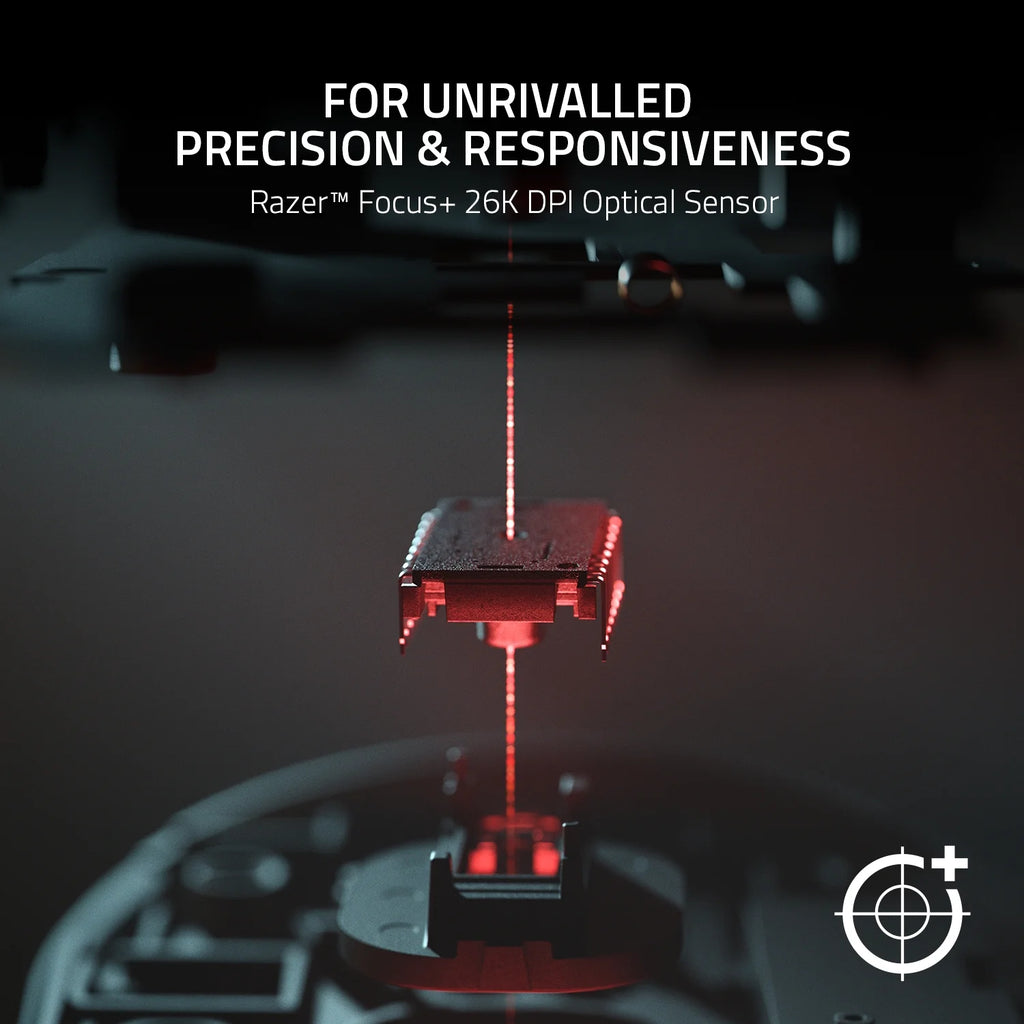 Basilisk V3 Customizable Ergonomic Wired PC Gaming Mouse, Chroma RGB, 26K Optical Sensor, Hyperscroll Tilt Wheel, Black